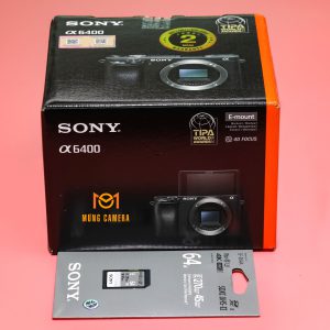 Máy ảnh Sony Alpha A6400 (Black, Body Only) | Chính hãng