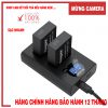 BỘ 2 PIN + DOCK SẠC ĐÔI KINGMA LP-E17 CANON ( THẾ HỆ 2)