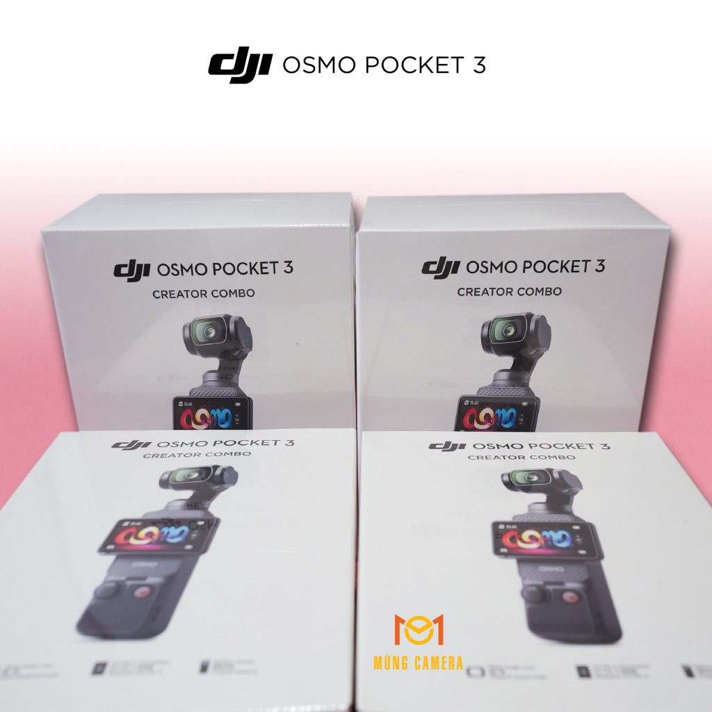 Pocket 3 Rack Interface DJI Osmo Pocket 3 Creator Combo chính hãng bảo hành 12 tháng