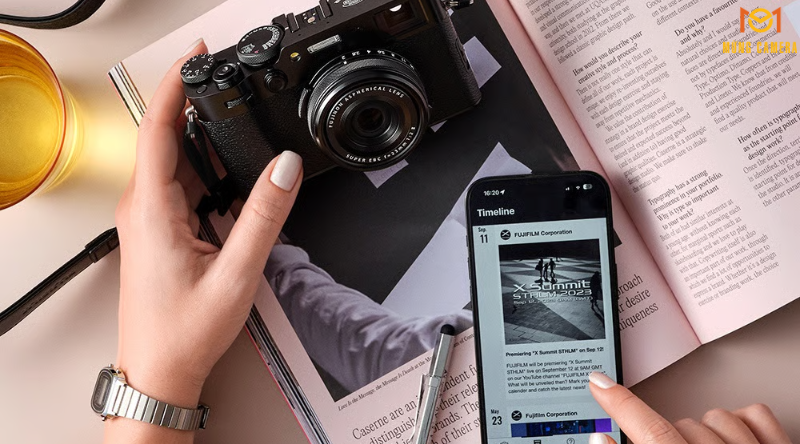 Máy ảnh Fujifilm X100VI tích hợp ống kính Fujinon 23mm f/2