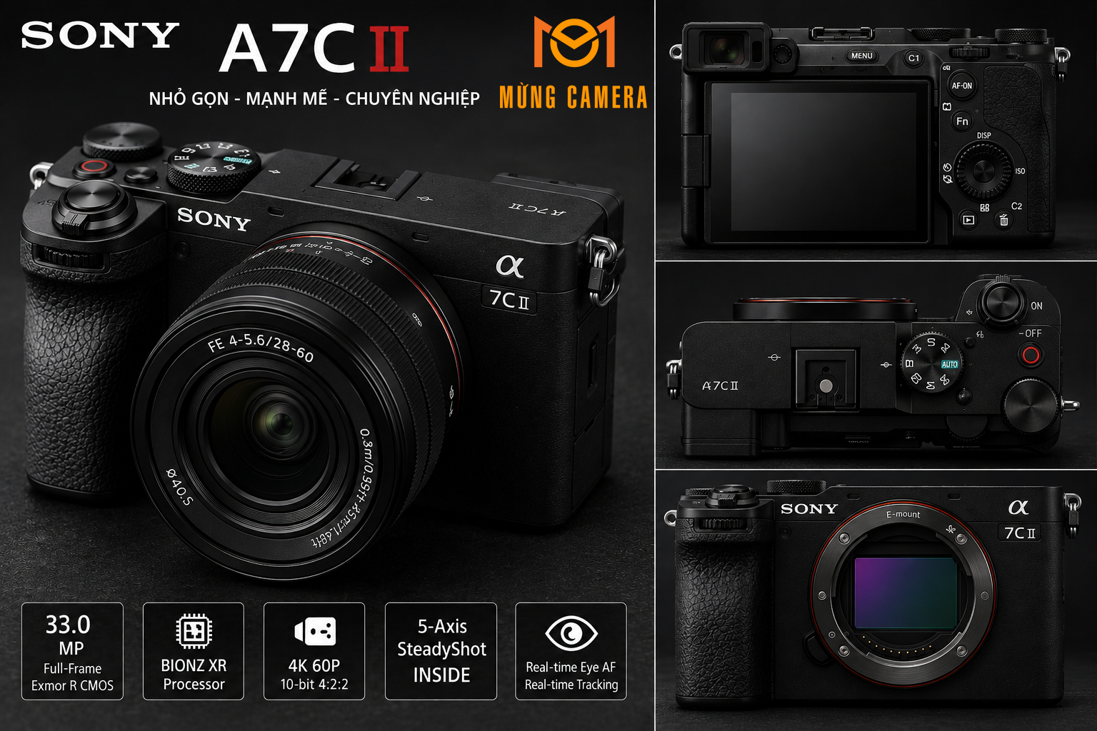 sony a7c2 màu đen