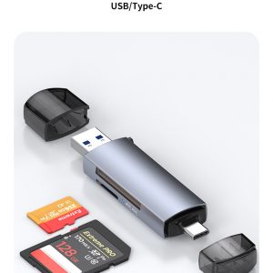 Tính năng: Đọc thẻ SD/TF cho máy tính, điện thoại, máy tính bảng chuẩn USB-C & USB 3.0 Input: USB-C USB 3.1, USB 3.0 Hỗ trợ định dạng thẻ: Micro SD, SDXC,Micro SDHC, UHS-I, thẻ máy ảnh Olympus, thẻ GoPro hero SD, thẻ Lexar, v.v. Tốc độ truyền tải dữ liệu: 5Gbps