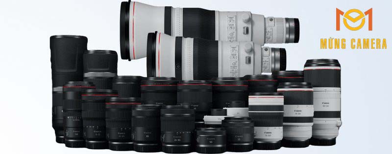 Các dòng ống kính Canon RF và RF-S chính hãng dành cho hệ máy ảnh không gương lật giúp tối ưu chất lượng hình ảnh