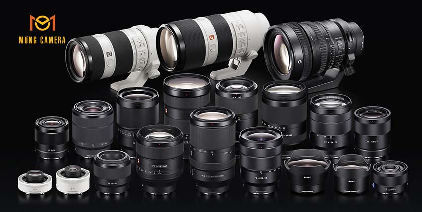 Các dòng ống kính Sony E và FE chính hãng hỗ trợ chất lượng hình ảnh sắc nét cho hệ máy ảnh không gương lật