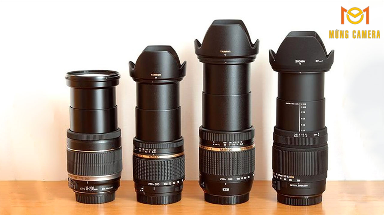 Lens zoom đa dụng tiện lợi không cần thay ống kính