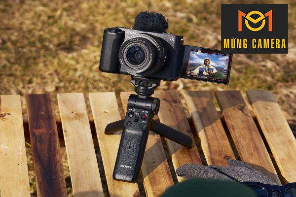 Máy quay vlog chuyên dụng nhỏ gọn hỗ trợ quay phim và sáng tạo nội dung hình ảnh chất lượng cao