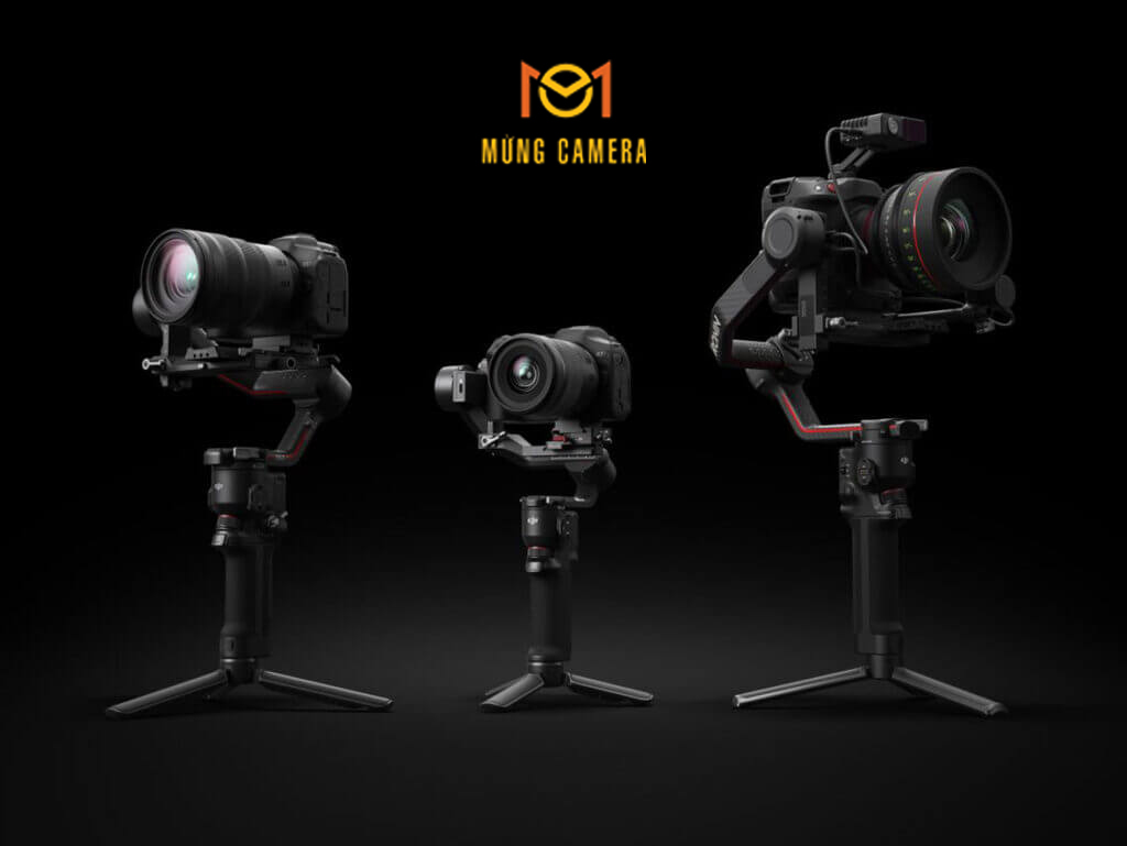 Thiết bị gimbal chống rung chuyên dụng hỗ trợ quay phim mượt mà cho máy ảnh và điện thoại