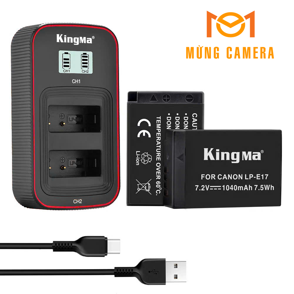 Bộ pin KINGMA LP-E17 1040mAh chinh hang