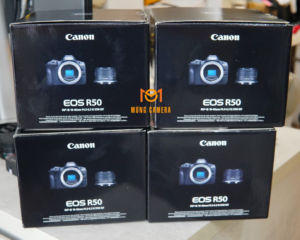 Canon R50 Chính Hãng + Kit 18-45mm Giá Tốt Quảng Ninh