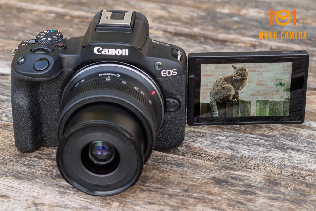 Canon R50 Chính Hãng + Kit 18-45mm Giá Tốt Quảng Ninh