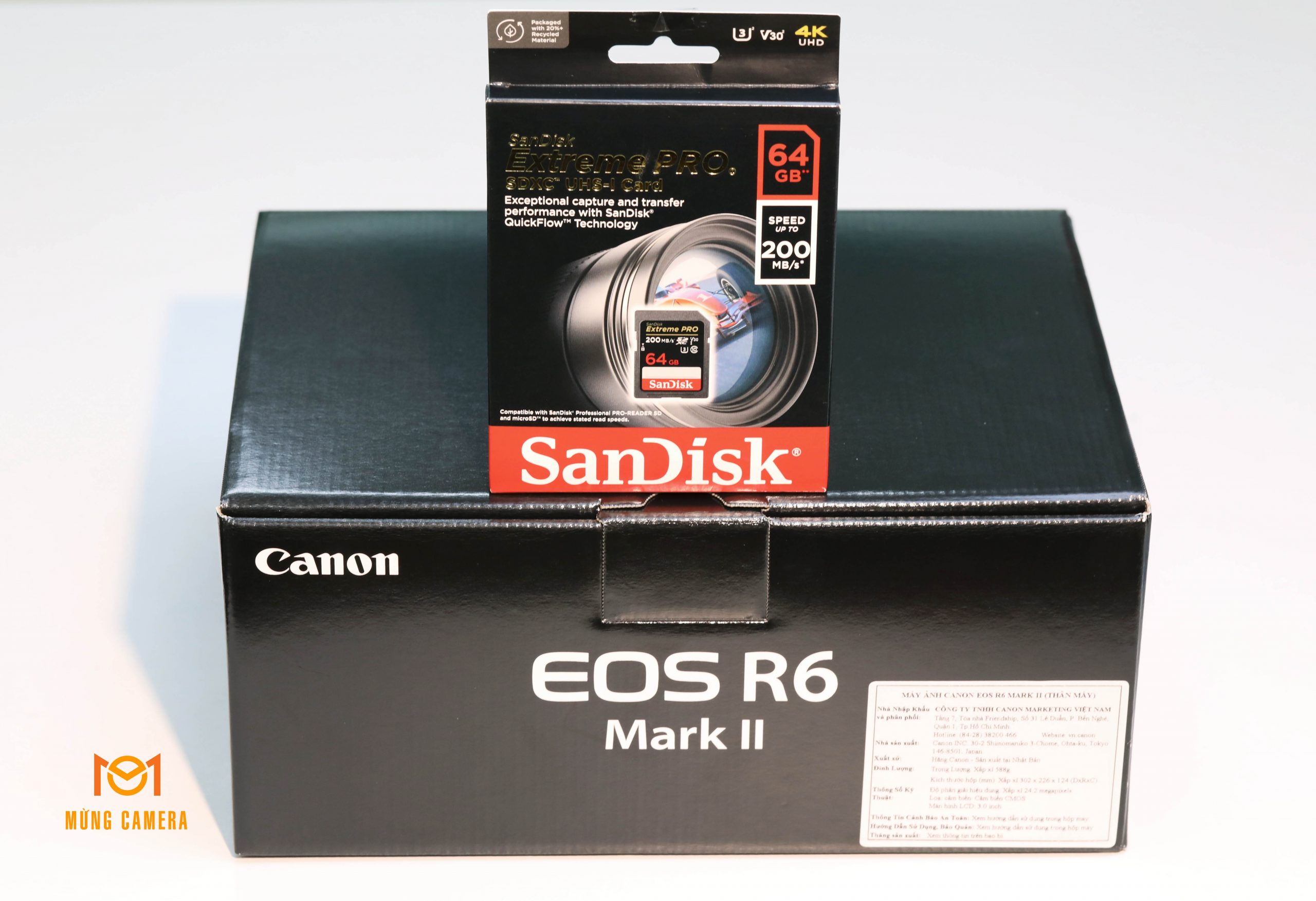 máy ảnh canon r6 mark 2 new chính hãng giá tốt