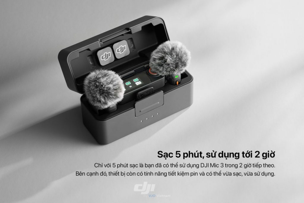 DJI Mic 3 Chính Hãng Giá Tốt Tại Mừng Camera