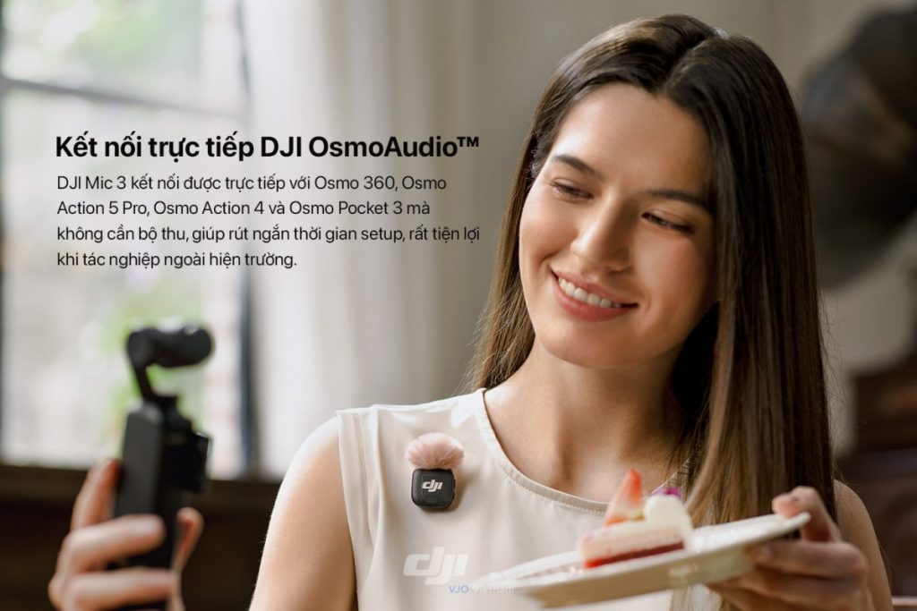 DJI Mic 3 Chính Hãng Giá Tốt Tại Mừng Camera