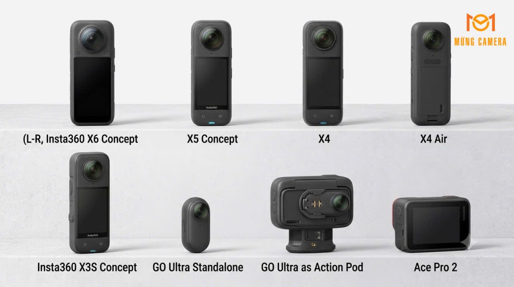INSTA360 CHÍNH HÃNG – ACTION CAM & CAMERA 360 ĐỘ HOT NHẤT