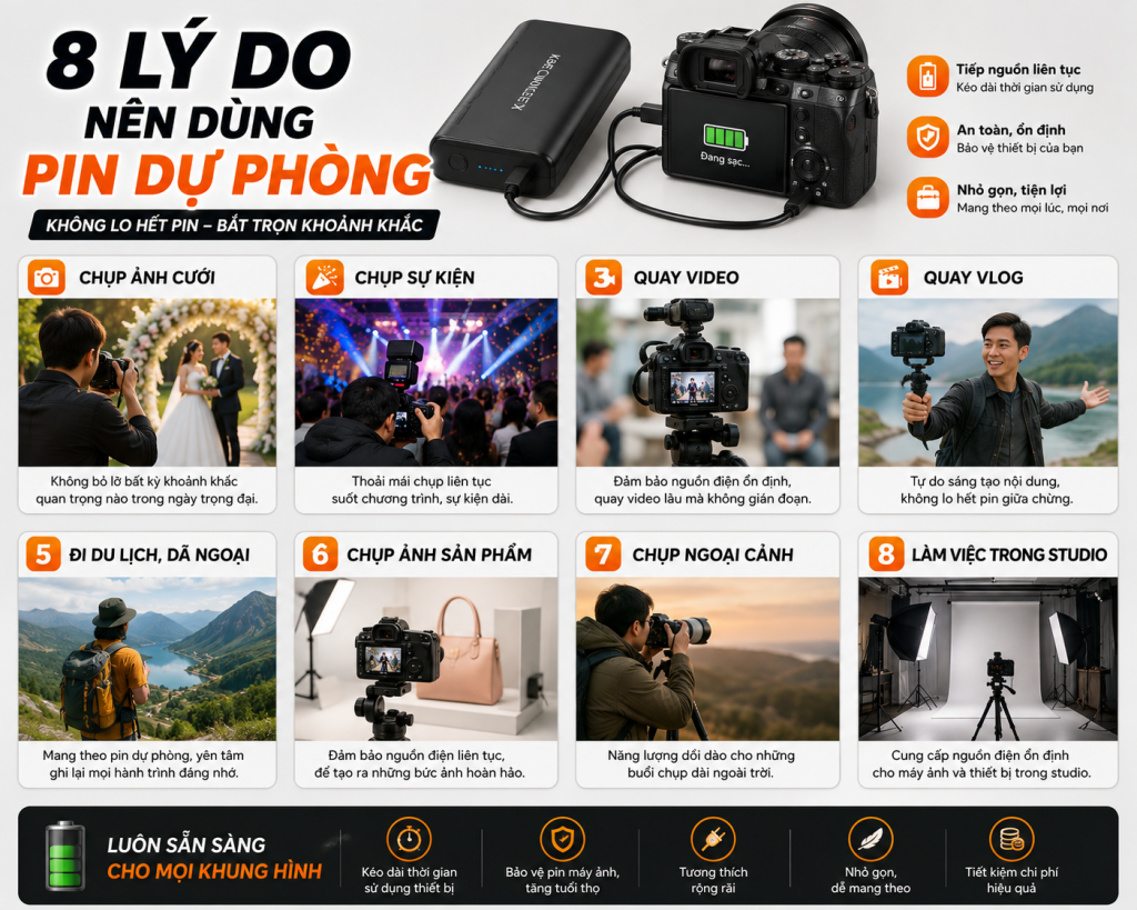 Pin KingMa KF-Z100 Chính Hãng – Pin Dự Phòng Cho Máy Ảnh Sony