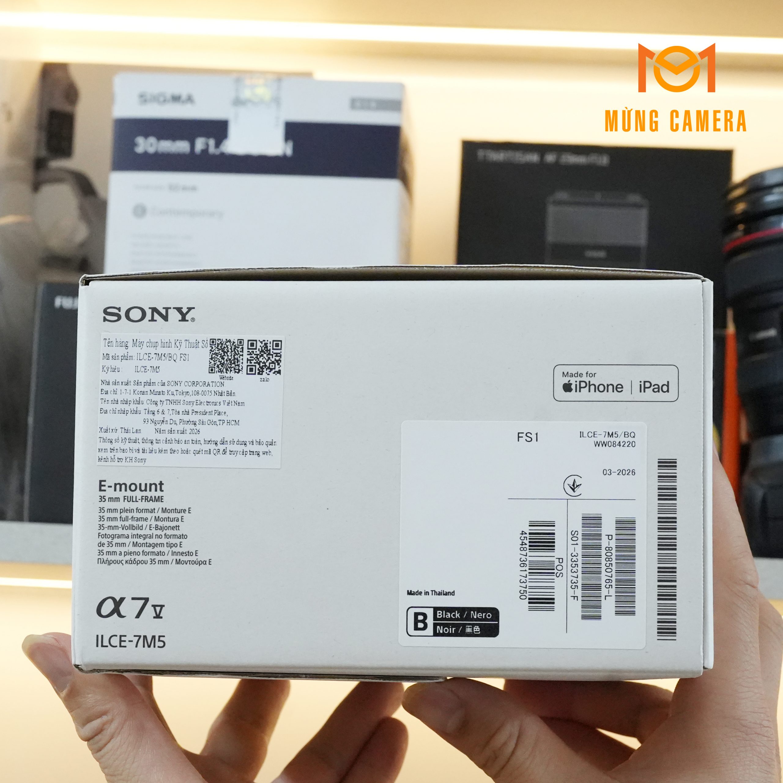 MÁY ẢNH SONY A7V CHÍNH HÃNG