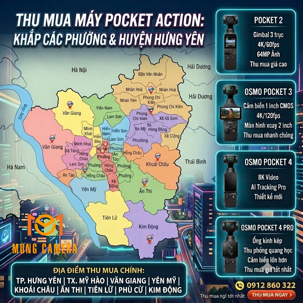 THU MUA TẤT CẢ CÁC LOẠI POCKET & ACTION TẬN NHÀ