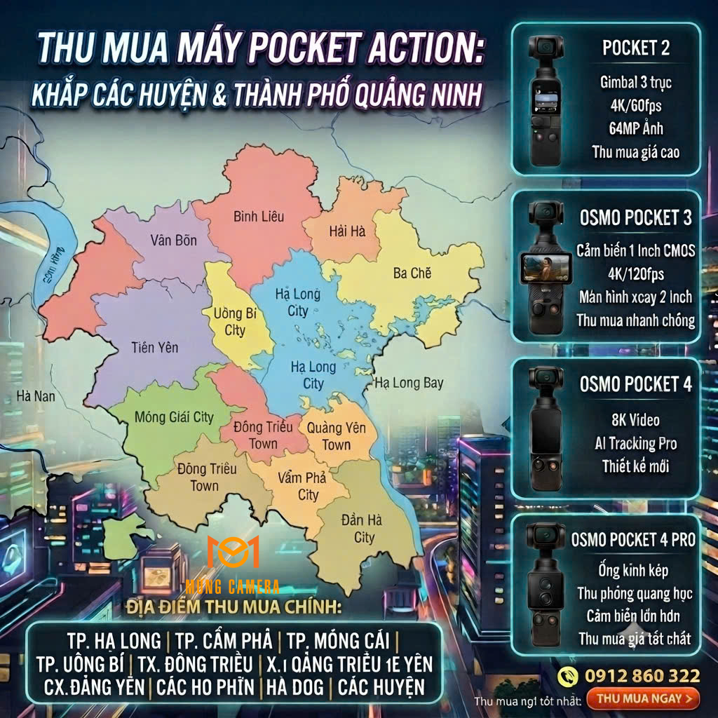THU MUA TẤT CẢ CÁC LOẠI POCKET & ACTION TẬN NHÀ