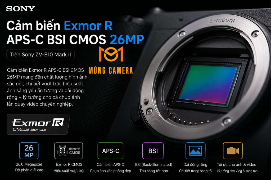 Sony ZV-E10 Mark II (Black) Chính Hãng Giá Tốt
