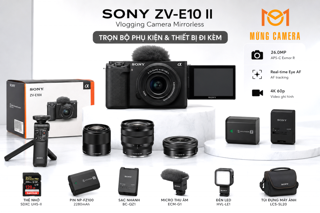 MÁY ẢNH SONY ZV E10 MARK II
