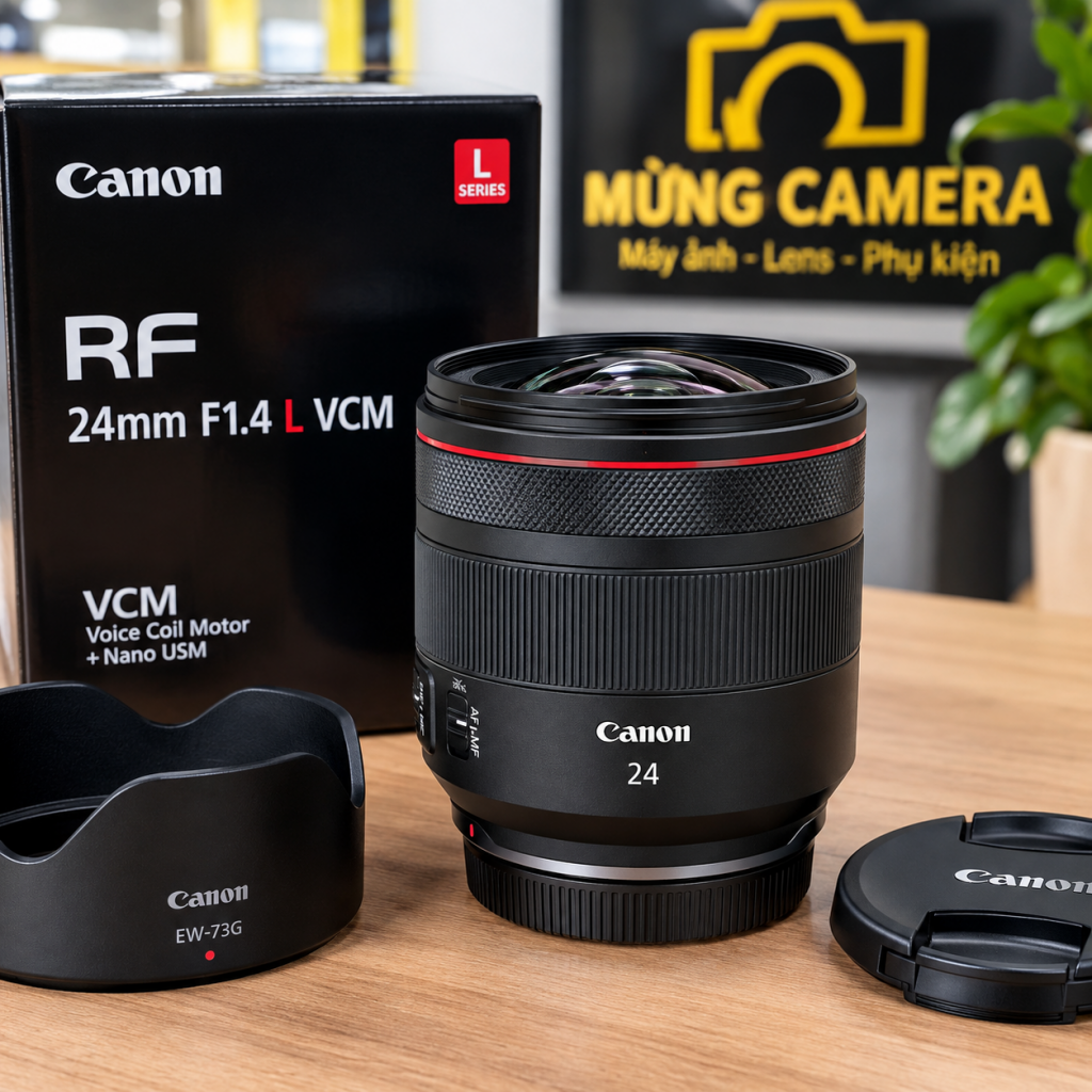 Ống Kính Canon RF 24mm F1.4 L VCM Xách Tay