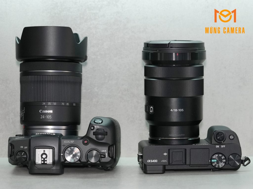 So Sánh Canon RP + RF 24-105 & Sony a6400 + Sigma 18-105