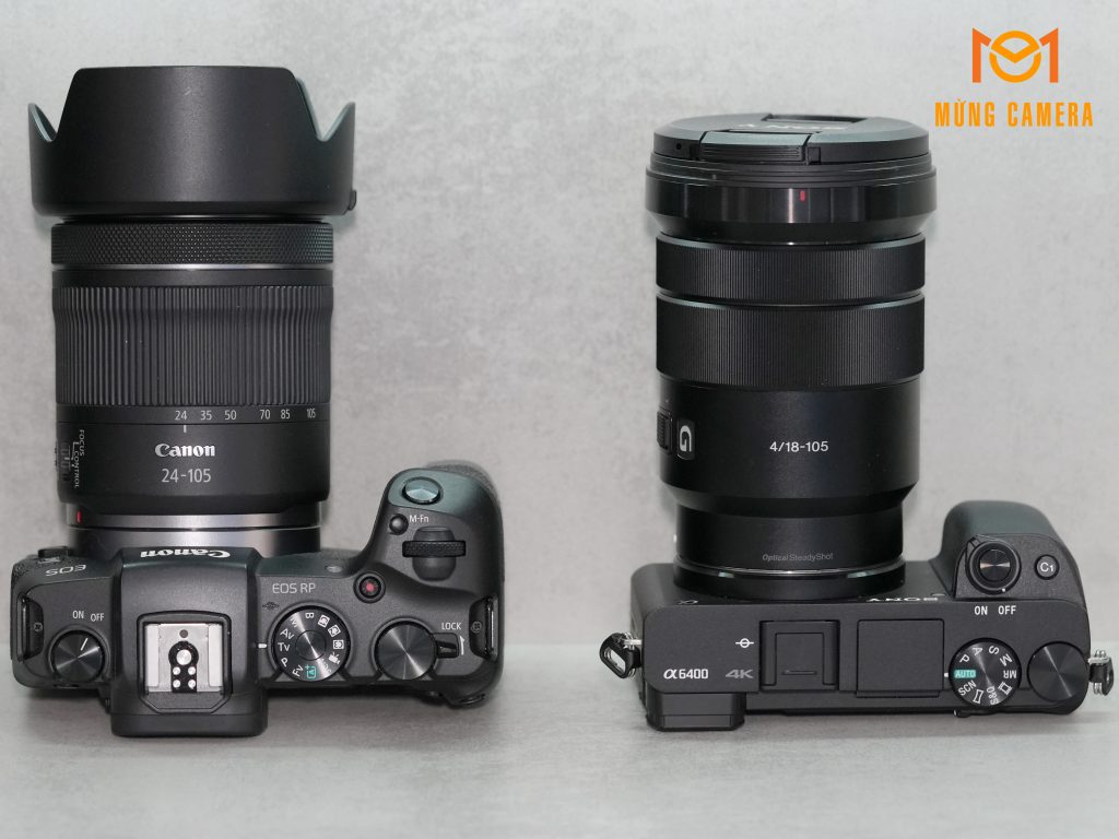 So Sánh Canon RP + RF 24-105 & Sony a6400 + Sigma 18-105