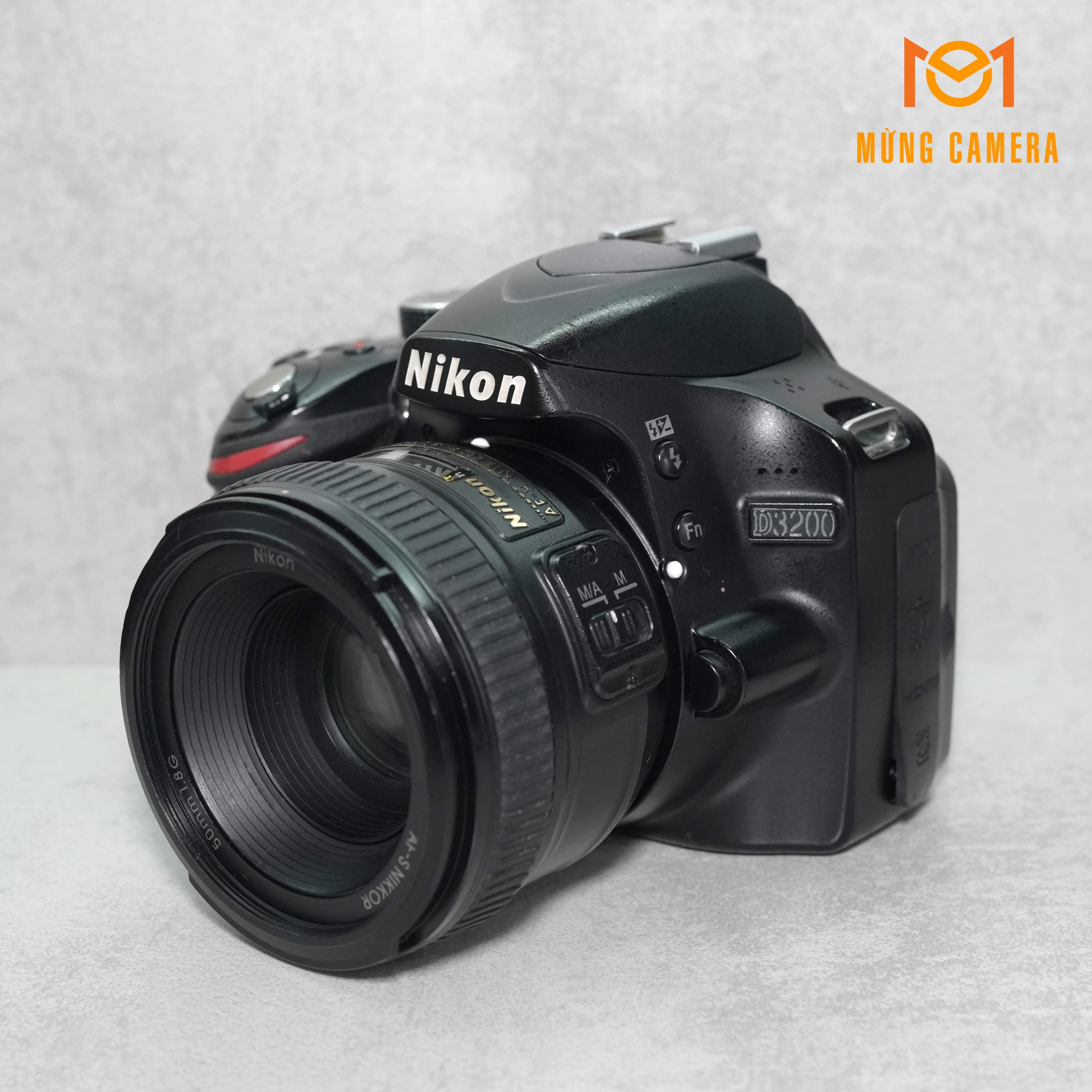MÁY ẢNH NIKON D3200+LENS À-S NIKKOR 50MM 11.8G GIÁ RẺ