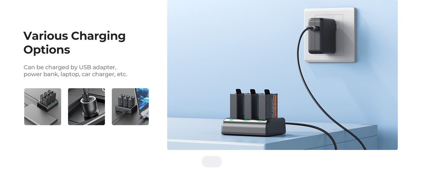 Pin K&F Concept KF28.0086 Cho DJI Osmo 360, Action 65 Pro43