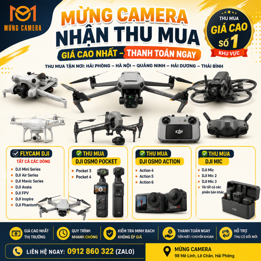 Thu Mua – Thu Cũ Đổi Mới Máy Ảnh & Thiết Bị Quay Chụp